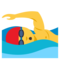 Person Swimming emoji on Emojione